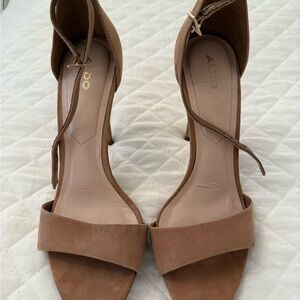 Aldo Women's Brown Strappy Heels